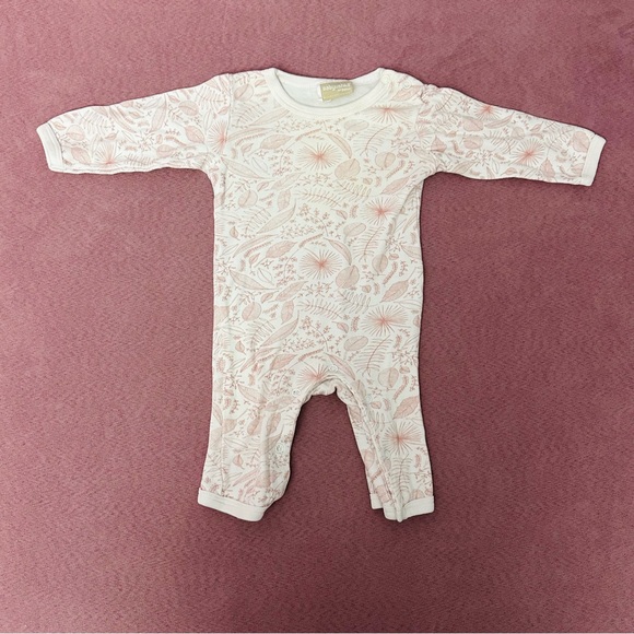 Babyushka Organic WCF 0-3M L/S Jumpsuit Two-Pack Mauve - Picture 2 of 6